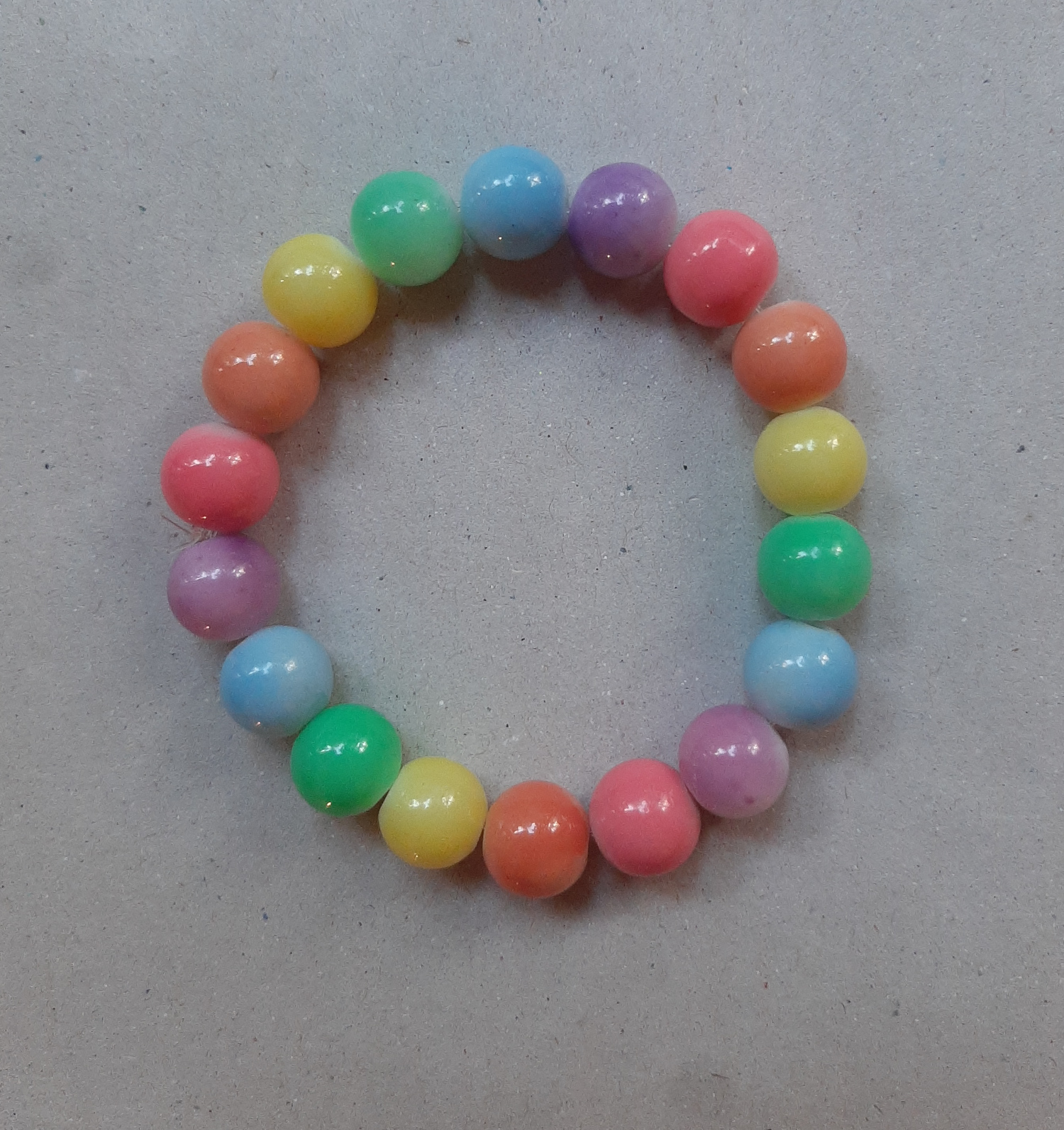 Regenbogen Glasperlen gross pastell (Bild für) Regenbogen Glasperlen gross pastell