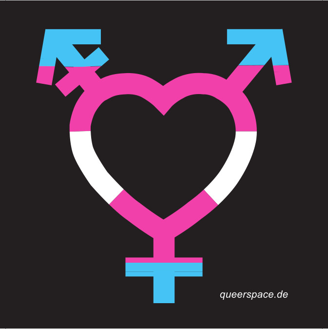 All-Gender Herz trans*farben