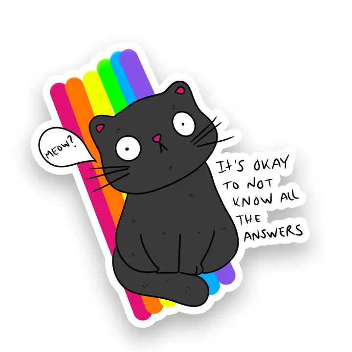 (Bild für) It's okay to not know all the answers