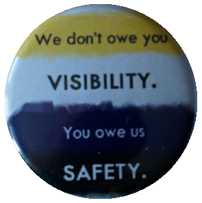 (Bild für) We don't owe you visibility...