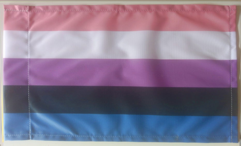 Genderfluid Flagge 30x50