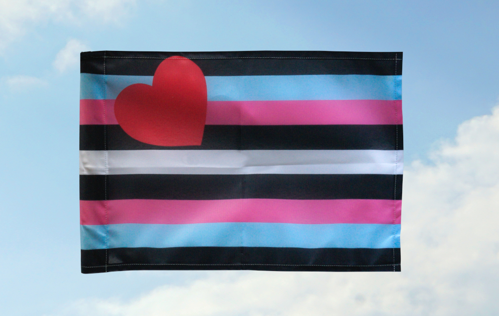 Trans* Leather Pride 40 x 60 cm (Bild für) Trans* Leather Pride 40 x 60 cm