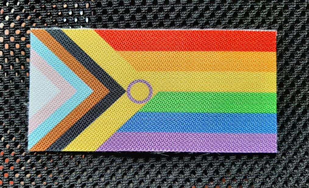 Inter* Progress Pride - gedruckt ca. 10 x 5 cm