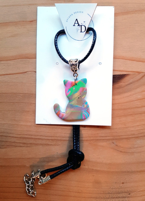 (Bild für) Rainbow Katze Pastell marmoriert m. kleinen Mängeln