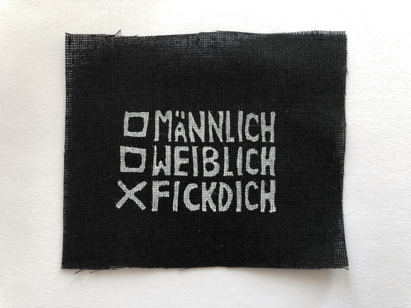 (Bild für) männlich, weiblich, fickdich