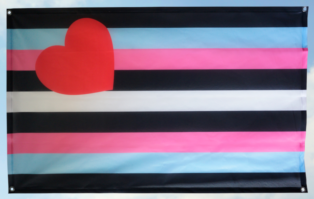 Trans* Leather Pride 90x150 cm (Bild für) Trans* Leather Pride 90x150 cm