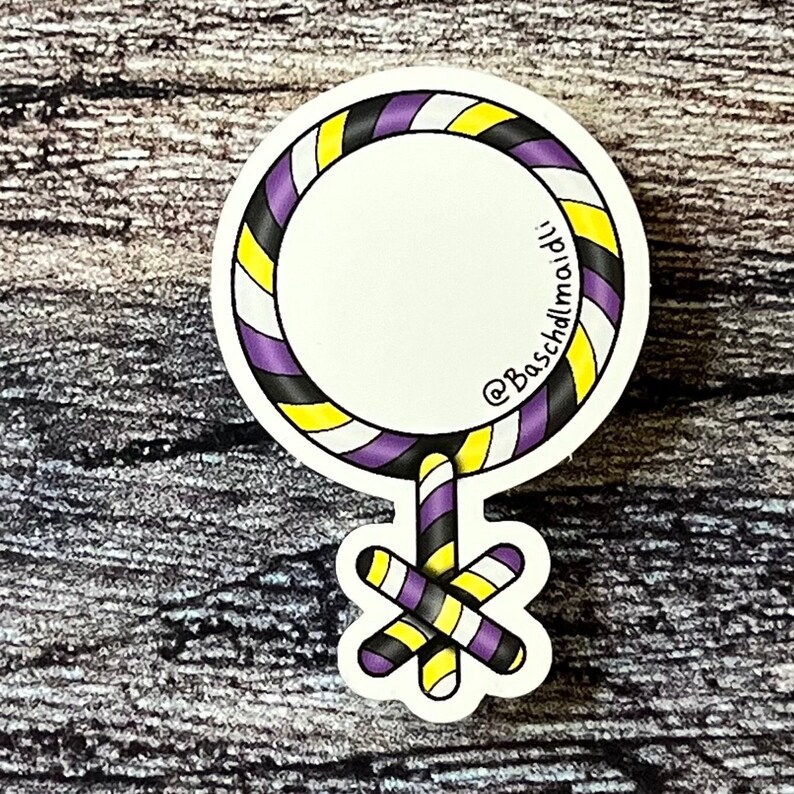 (Bild für) Nonbinary Pride Candy Cane
