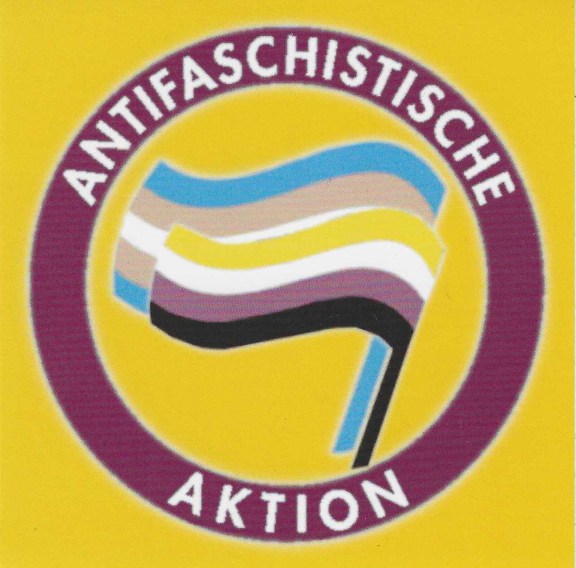 Antifaschistische Aktion (tin-Flaggen)