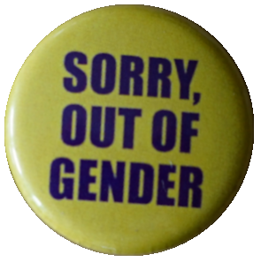 Sorry out of gender - Inter*