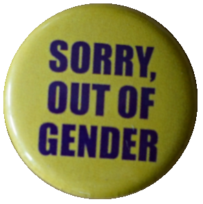 (Bild für) Sorry out of gender - Inter*