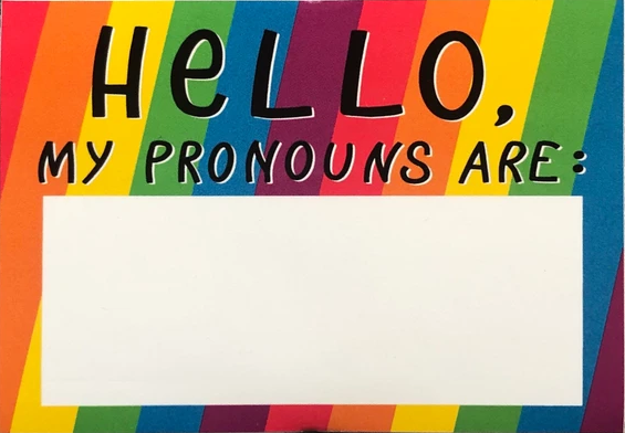 (Bild für) Hello, my pronouns are