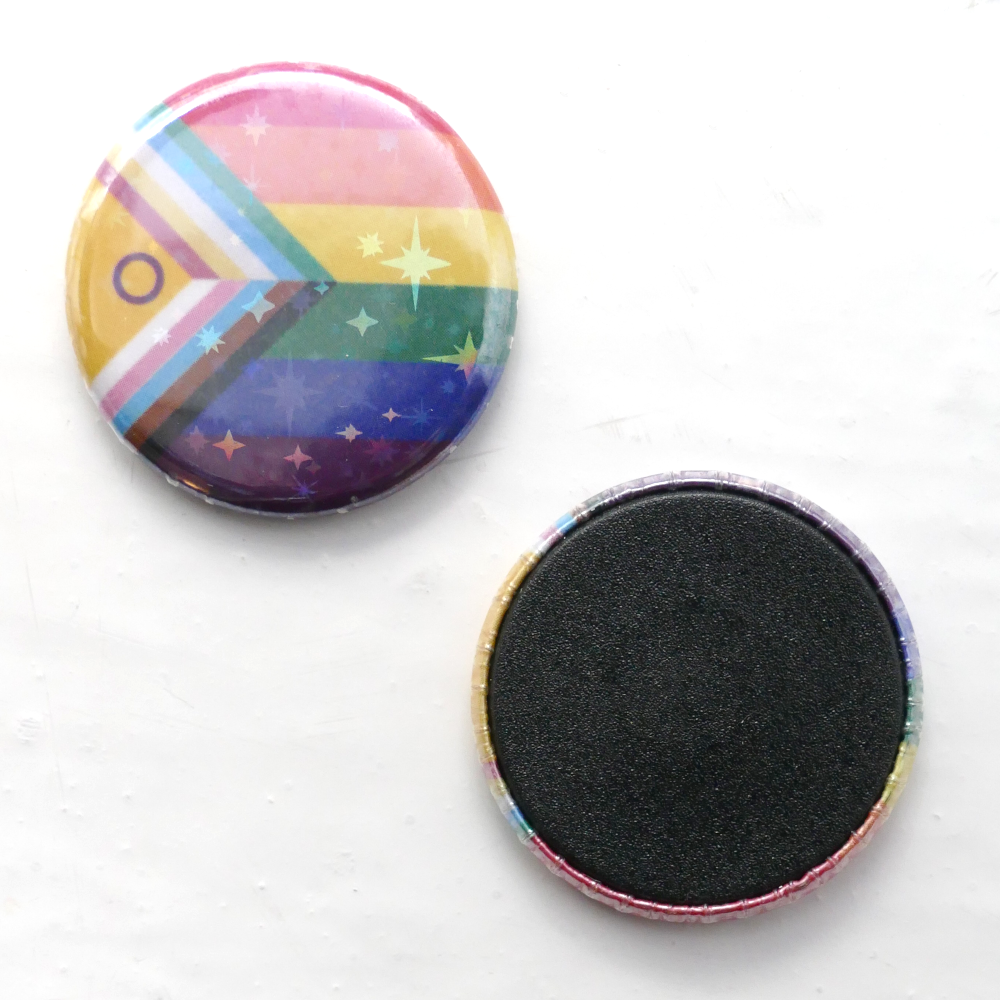 (Bild für) Disability & Inter* inklusive Progress Pride Glitzer B