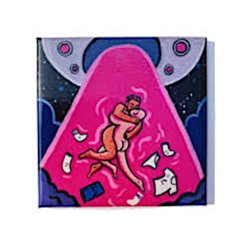 Alien Abduction Embrace 5,2 x 5,2 cm (Bild für) Alien Abduction Embrace 5,2 x 5,2 cm