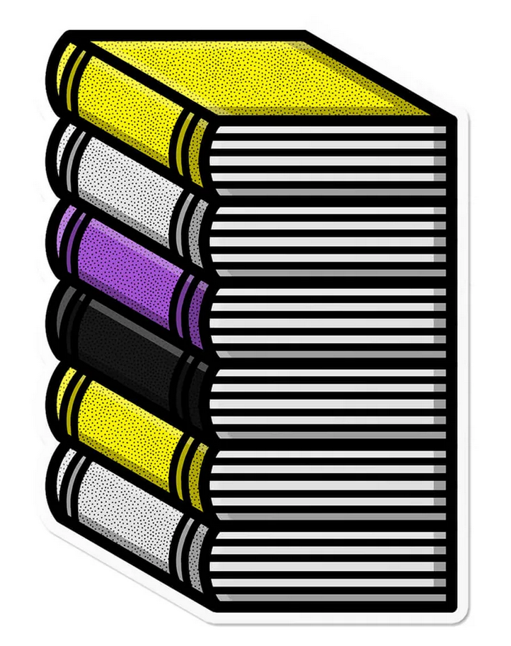 (Bild für) Nonbinary Pile of Books