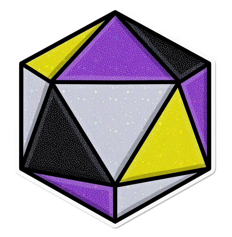 (Bild für) Nonbinary D20 Dice