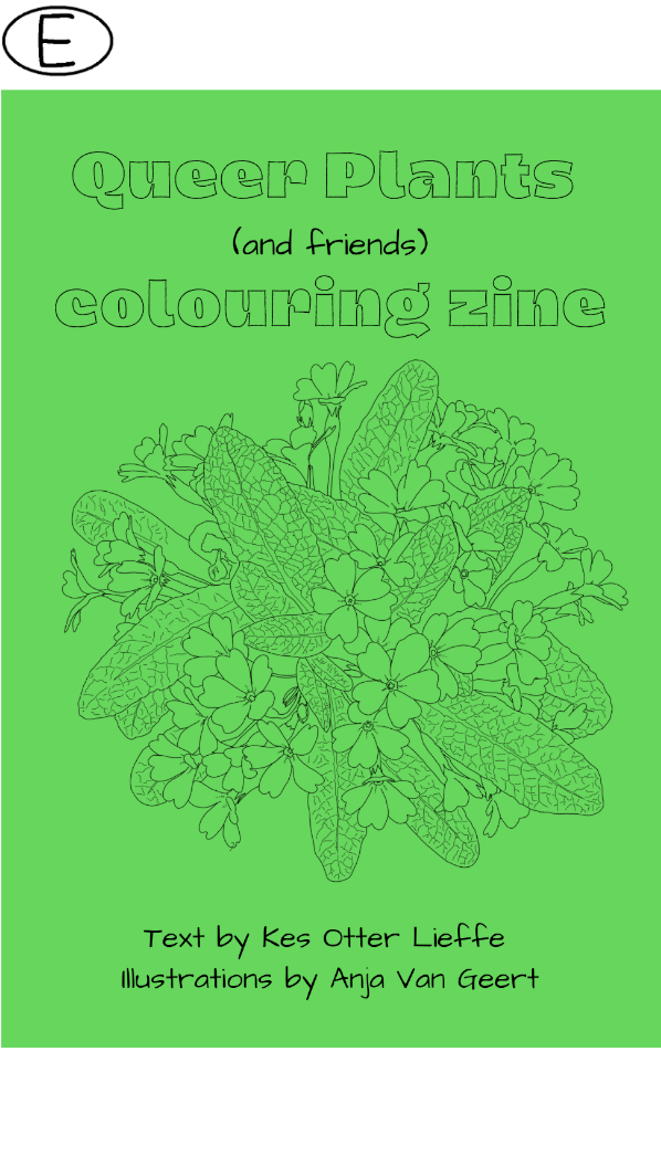 Queer Plants Colouring Zine