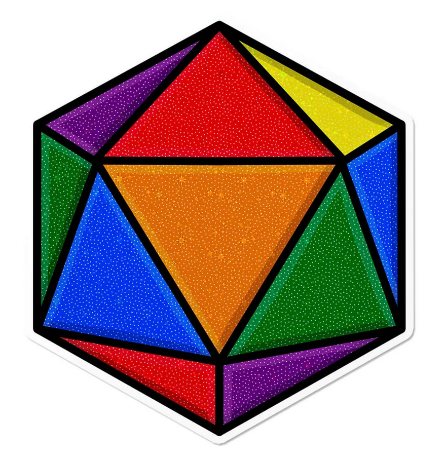 (Bild für) Rainbow D20 Dice