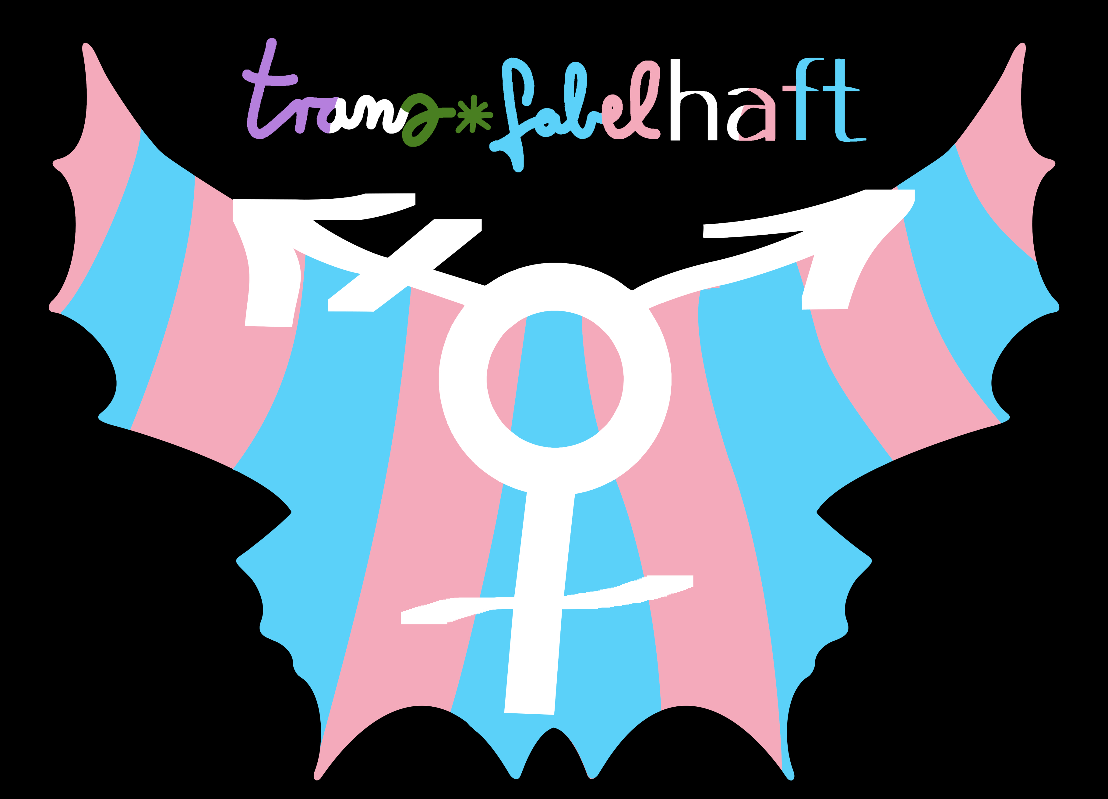 Schmetterling mit All-Gender-Symbol