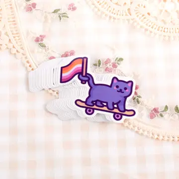 (Bild für) Lesbisch Pride Katze
