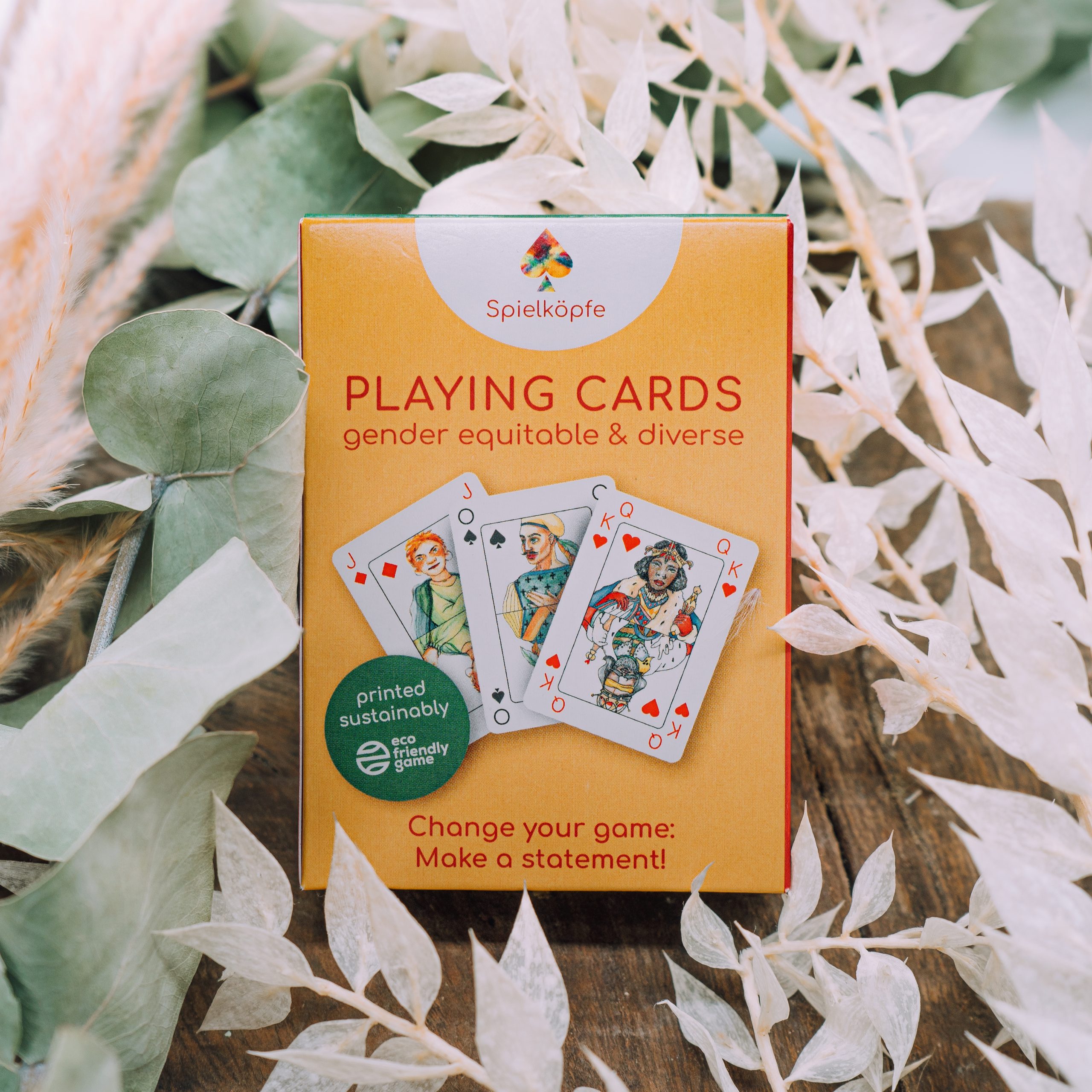Playing Cards Spielköpfe – English version