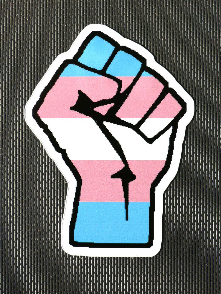 Trans* Pride Faust (gestanzt) (Bild für) Trans* Pride Faust (gestanzt)