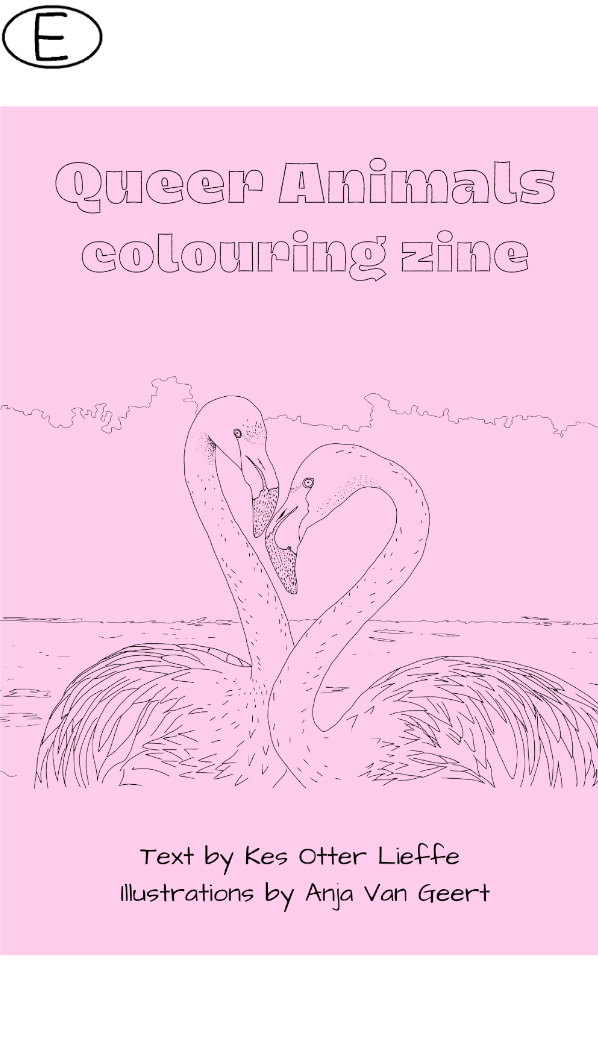 Queer Animals Colouring Zine