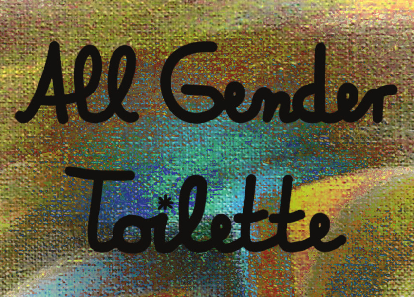 (Bild für) All Gender Toilette S (7,2 x 5 cm) - zum Schließen ins Bild klicken
