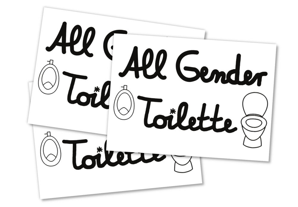 All Gender Toilette L (14,8 x 10,5 cm) - zum Schließen ins Bild klicken